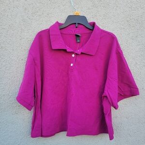 Wild Fable Women's Short Sleeve Cropped Size XL